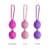 Вагінальні кульки Adrien Lastic Geisha Lastic Balls Mini Violet (S), діаметр 3,4 см, маcа 85 г