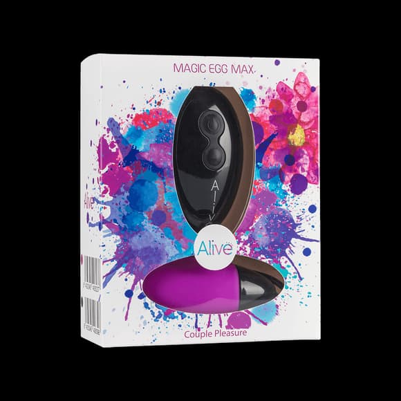 Потужне віброяйце Alive Magic Egg MAX Violet з пультом ДК
