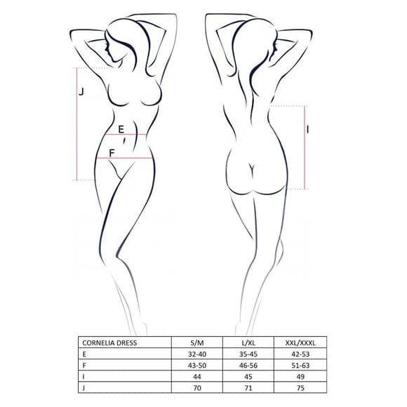 (SALE) Плаття під латекс з вирізом CORNELIA DRESS black XXL/XXXL - Passion