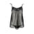 Сорочка прозрачная беби-долл Passion MELANIA CHEMISE XXL/XXXL, black, трусики, на тонких бретелях