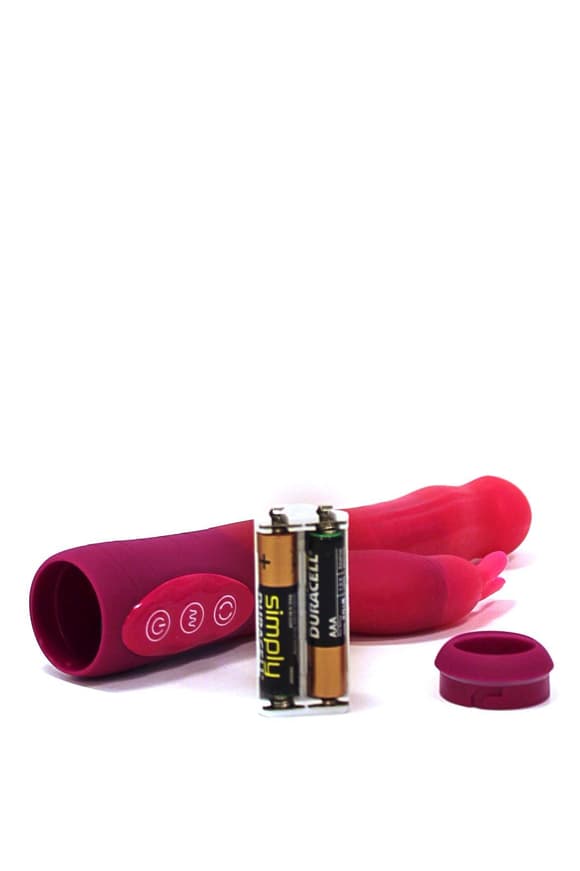 Вібратор-кролик Dorcel Baby Rabbit Pink з перлинним масажем і головкою, що обертається