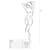 Бодистокинг Passion BS003 white, комбинезон, мелкая сеточка