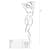 Бодістокінг Passion BS023 white, комбінезон, імітація панчох і пояса
