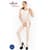 Бодістокінг Passion BS029 white, комбінезон, імітація панчох і пояса