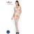 Бодістокінг Passion BS038 white, комбінезон, імітація панчіх і пояса