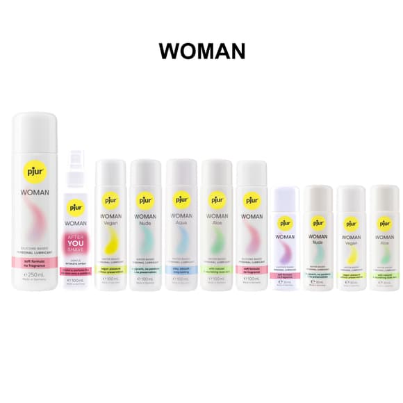 Лубрикант на водній основі pjur Woman Aloe 100 мл з екстрактом алое, зволожувальний, без парабенів