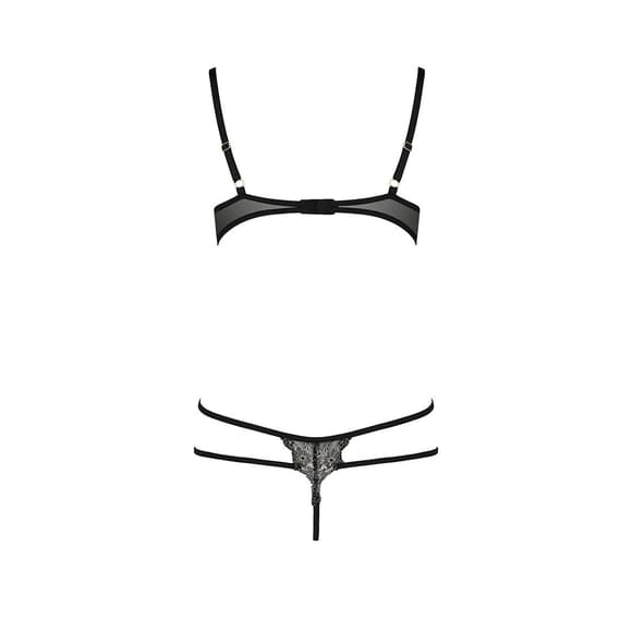 Распродажа!!! Боди монокини с открытой грудью VALERY BODY black XXL/XXXL - Passion Exclusive