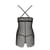 Прозрачная сорочка приталенная Passion QUENTRIS CHEMISE XXL/XXXL, black, трусики