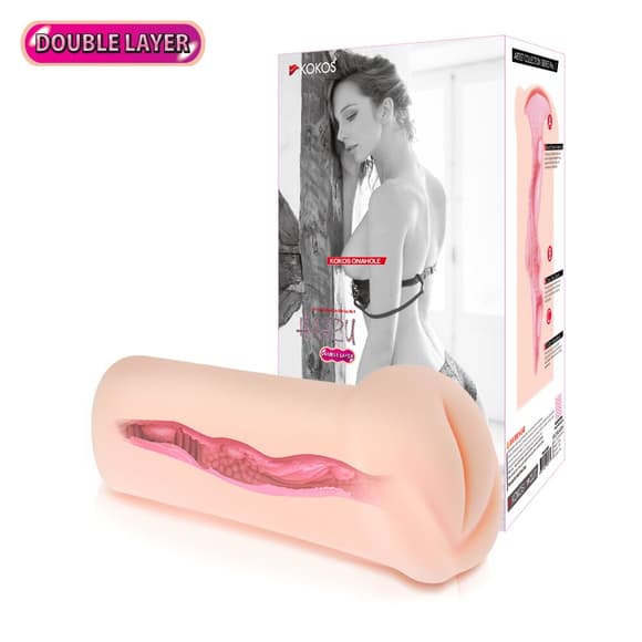 Мастурбатор-вагина двухслойный Kokos Haru Double Layer