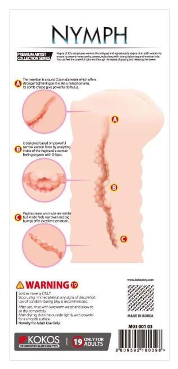 Мастурбатор-вагина Kokos Nymph
