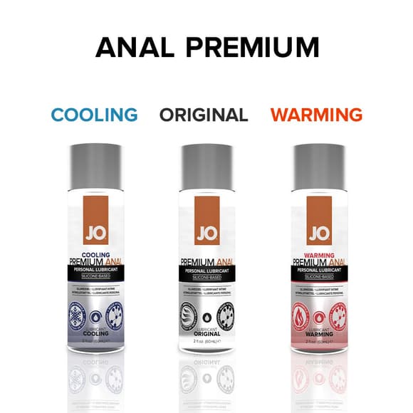 Анальна змазка JO ANAL PREMIUM — ORIGINAL (120 мл) на силіконовій основі водостійка