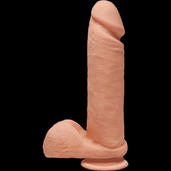 Фаллоимитатор Doc Johnson The D - Perfect D - 8 Inch With Balls - ULTRASKYN, диаметр 5,1см