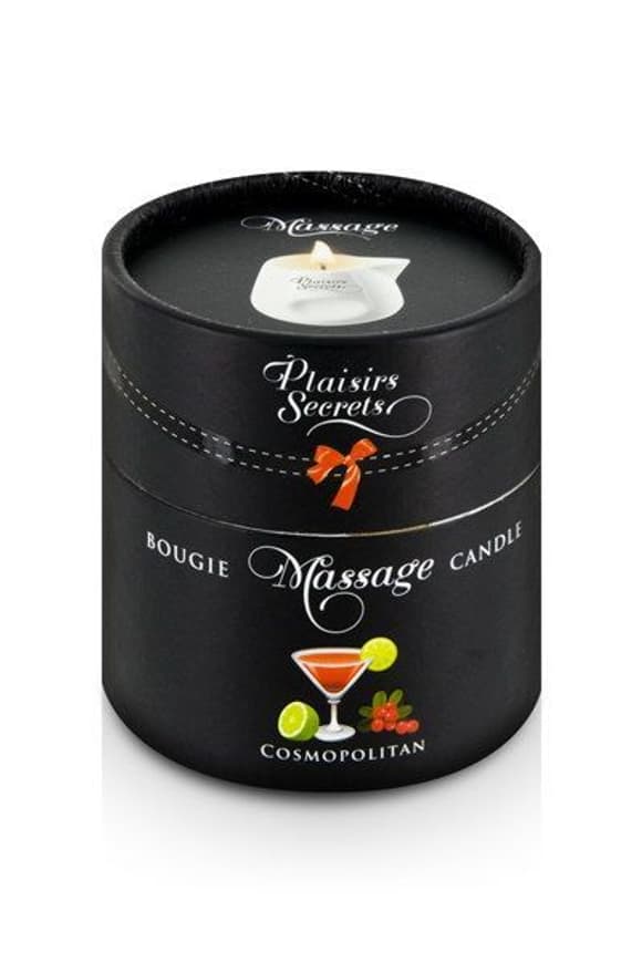 Массажная свеча Plaisirs Secrets Cosmopolitan (80 мл) подарочная упаковка, керамический сосуд