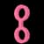 Наручники из силикона Doc Johnson The Cuffs Small - Pink, хорошо тянутся, для рук и для ног