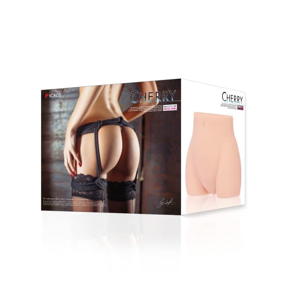 Мастурбатор-полуторс Kokos Cherry, два входа: вагина и попка