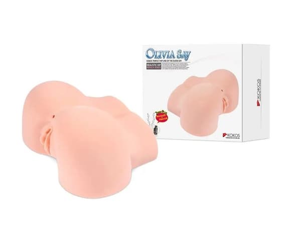 Мастурбатор Kokos OLIVIA SAY 2WayPlus з функцією масажу та вібрацією