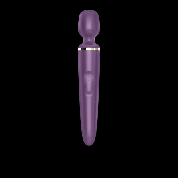 Вібромасажер Satisfyer Wand-er Woman (Purple/Gold) водонепроникний, потужний, розмір XXL