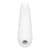 Вакуумный клиторальный стимулятор Satisfyer Curvy 1+ White с управлением через интернет