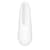 Вакуумный клиторальный стимулятор Satisfyer Curvy 1+ White с управлением через интернет