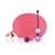 Набір вагінальних кульок Rianne S: Pussy Playballs Coral, маса 15, 25, 35, 55г, моноліт, косметичка