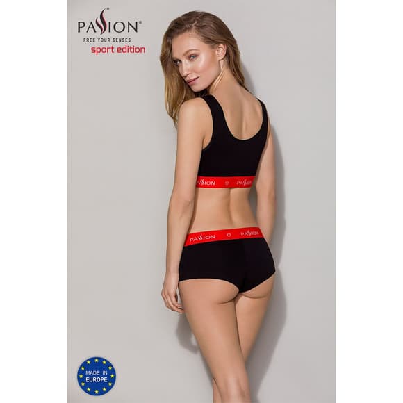 Спортивний топ на широких бретелях Passion PS003 TOP M, black