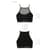 Спортивный топ с прозрачной вставкой Passion PS006 TOP XL, black