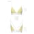 Спортивный топ с двойными бретелями Passion PS007 TOP XL, yellow