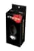 Анальна пробка з кристалом MAI Attraction Toys №49 Black, довжина 9,5 см, діаметр 4 см