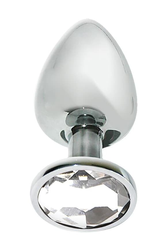 Анальна пробка з кристалом MAI Attraction Toys №74, довжина 10 см, діаметр 4 см