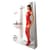 Ажурний бодістокінг з панчохами Passion BS082 red