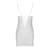 Сорочка з вирізами на грудях, стрінги Passion LOVELIA CHEMISE L/XL, white
