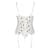 Корсет с подвязками, стринги Passion LOVELIA CORSET S/M, white