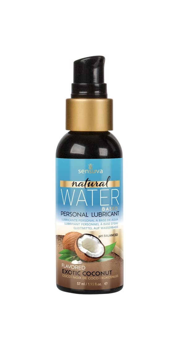 Змазка на водній основі Sensuva Natural Water-Based Exotic Coconut (57мл) без гліцерину та парабенів