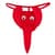 Мужские эротические трусы "Слоник" Red