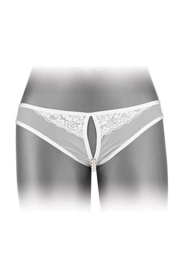 Трусики с жемчугом и доступом Fashion Secret Sophie White