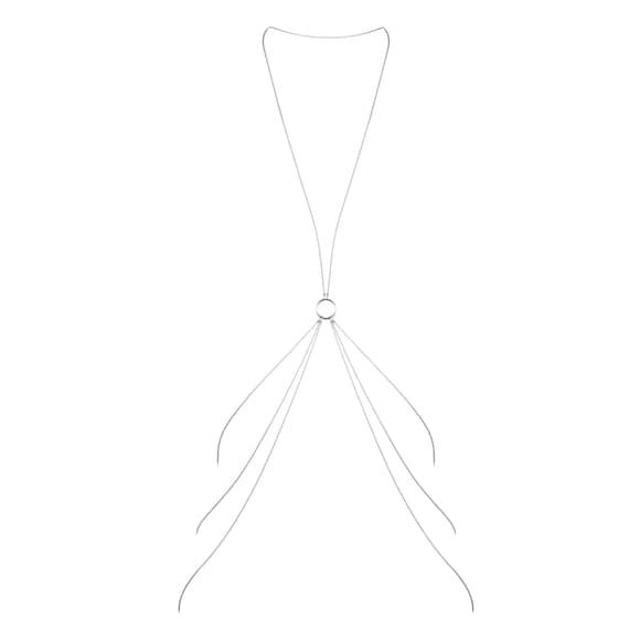 Цепочка для тела Bijoux Indiscrets Magnifique 8 Body Chain — Silver