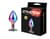 Металева анальна пробка MAI Attraction Toys №73 Rainbow