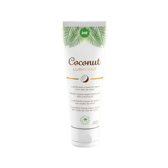 Ухаживающий лубрикант Intt Coconut с кокосовым маслом на водной основе (100 мл)