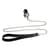 Силиконовая анальная �пробка Art of Sex Silicone Anal Plug with Leash size L с поводком Black