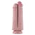 Двойной дилдо для секс-машин Hismith 8.5” Two Cocks One Hole Silicone Dildo