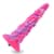 Фантазійний фалоімітатор 10.12″ для секс-машин Hismith Silicone Dildo rose Monster Series, KlicLok