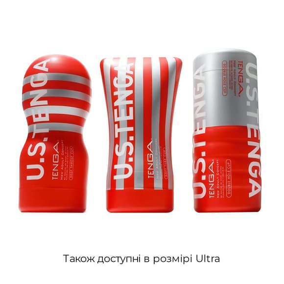 Мастурбатор Tenga US Deep Throat (Original Vacuum) Cup GENTLE (глубокая глотка большая) 