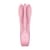 Кліторальний вібратор Satisfyer Threesome 1 Pink з трьома гнучкими пальчиками