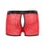Чоловічі прозорі боксери Passion 046 SHORT PARKER L/XL Red, сітка, під леопард