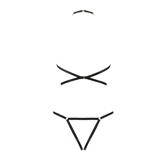 Женское боди-портупея Passion Exclusive Ivena XXL/XXXL, black