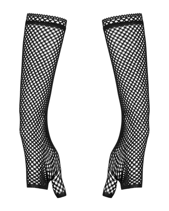 Сетчатые митенки Obsessive Darkie mittens, black