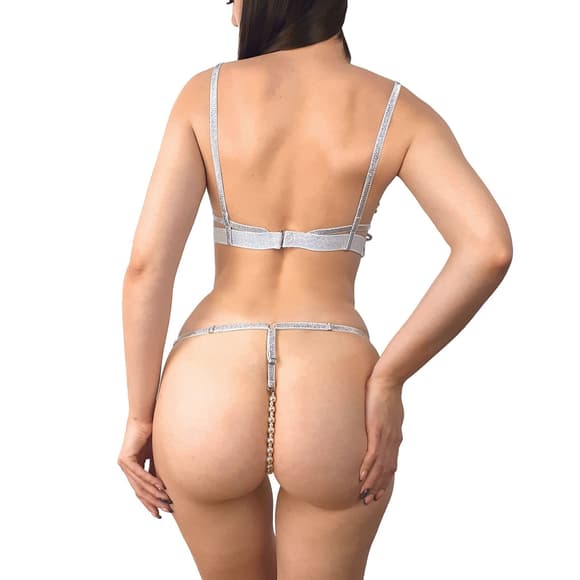 Набор сексуального белья Art of Sex - Sweet Angel, размер L-2XL, цвет белый