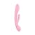 Двосторонній вібратор-кролик Satisfyer Triple Oh Pink, 3 мотори, руків’я-масажер