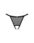  Прозорі стрінги з доступом Obsessive Celia Noir crotchless thong XS/S