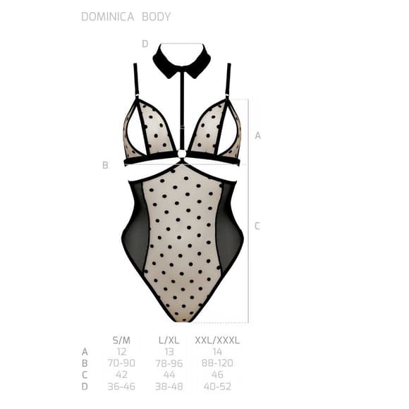Боді Passion DOMINICA BODY XXL/XXXL, beige